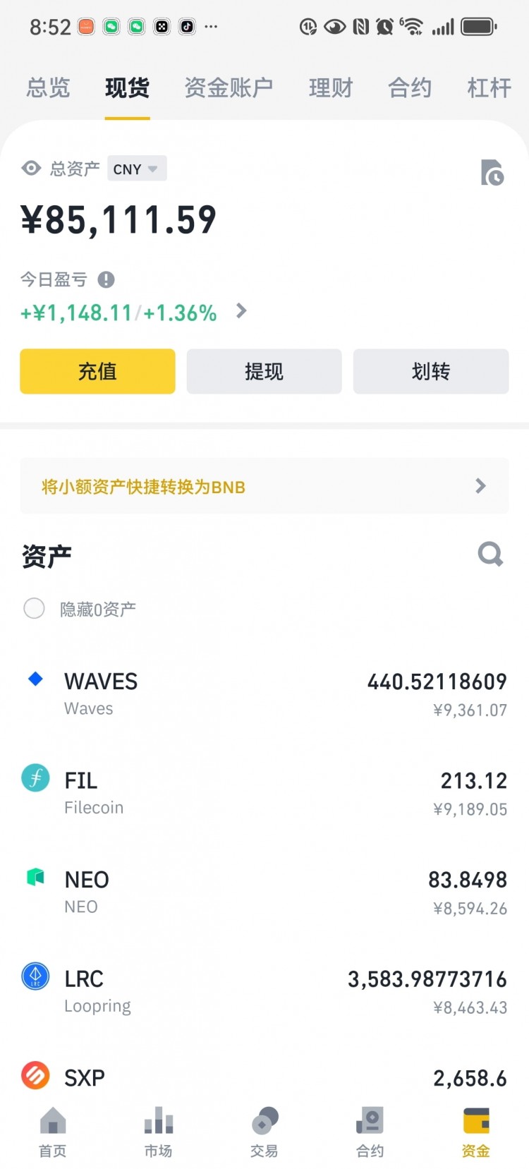 实盘更新，第72天，玩的就是真实2万现货翻仓200万实录个人记录不做投资建议目前93051 今日总结