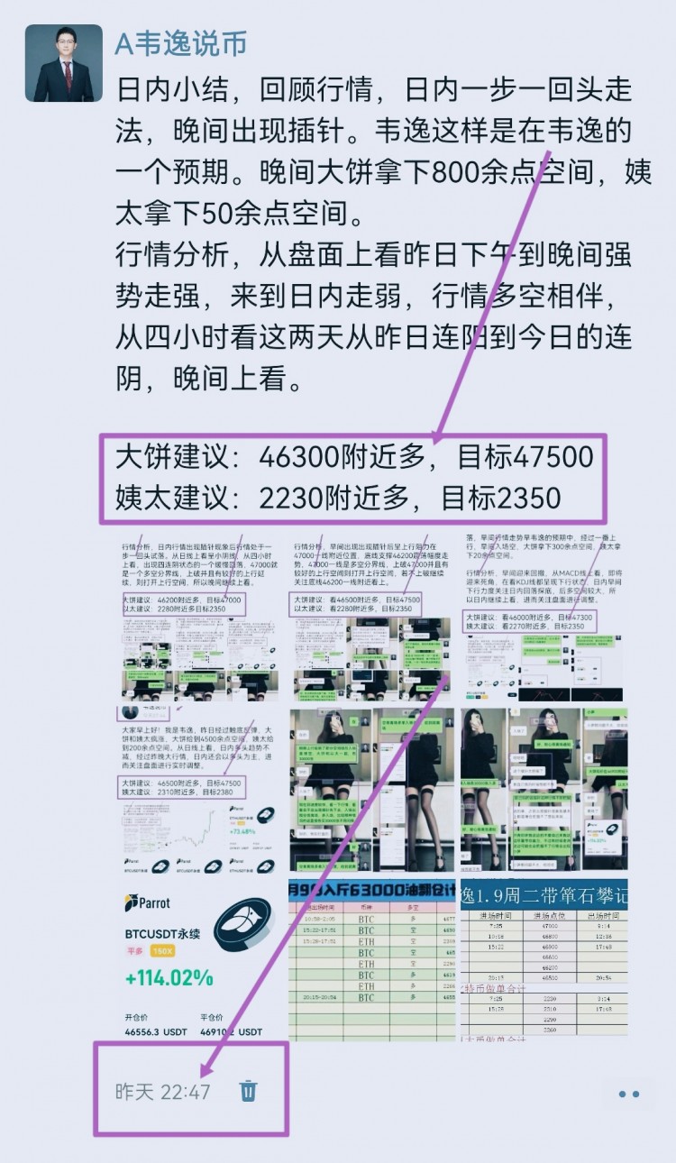 [韦逸说币]短线建议：四小时连续收高，布林带开口，MACD微微拐头，避免情绪追涨，小幅回撤走调整