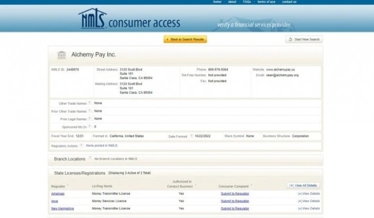 Alchemy Pay 获得美国新罕布什尔州货币传输许可证批准