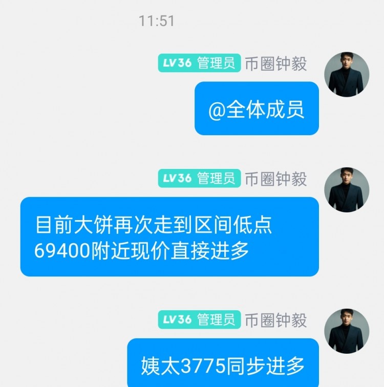 [币圈钟毅]周四行情见闻