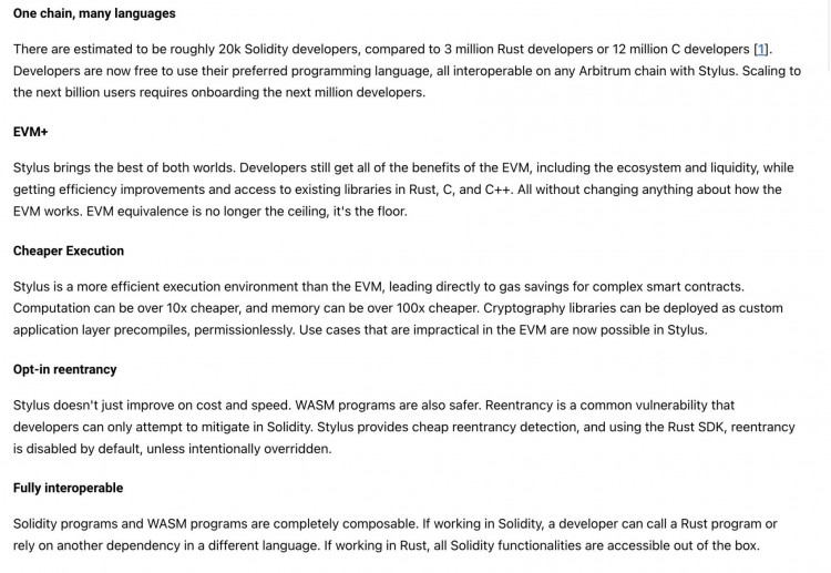 [锦鲤论币]读懂Arbitrum Stylus：桥接开发者涌入Web3的「摆渡船」？