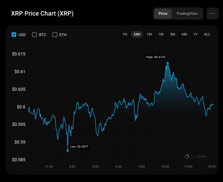 7 月 28 日 XRP 预测